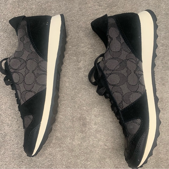 Black Coach C logo Mason Sneaker. See description for size information. - Picture 7 of 13